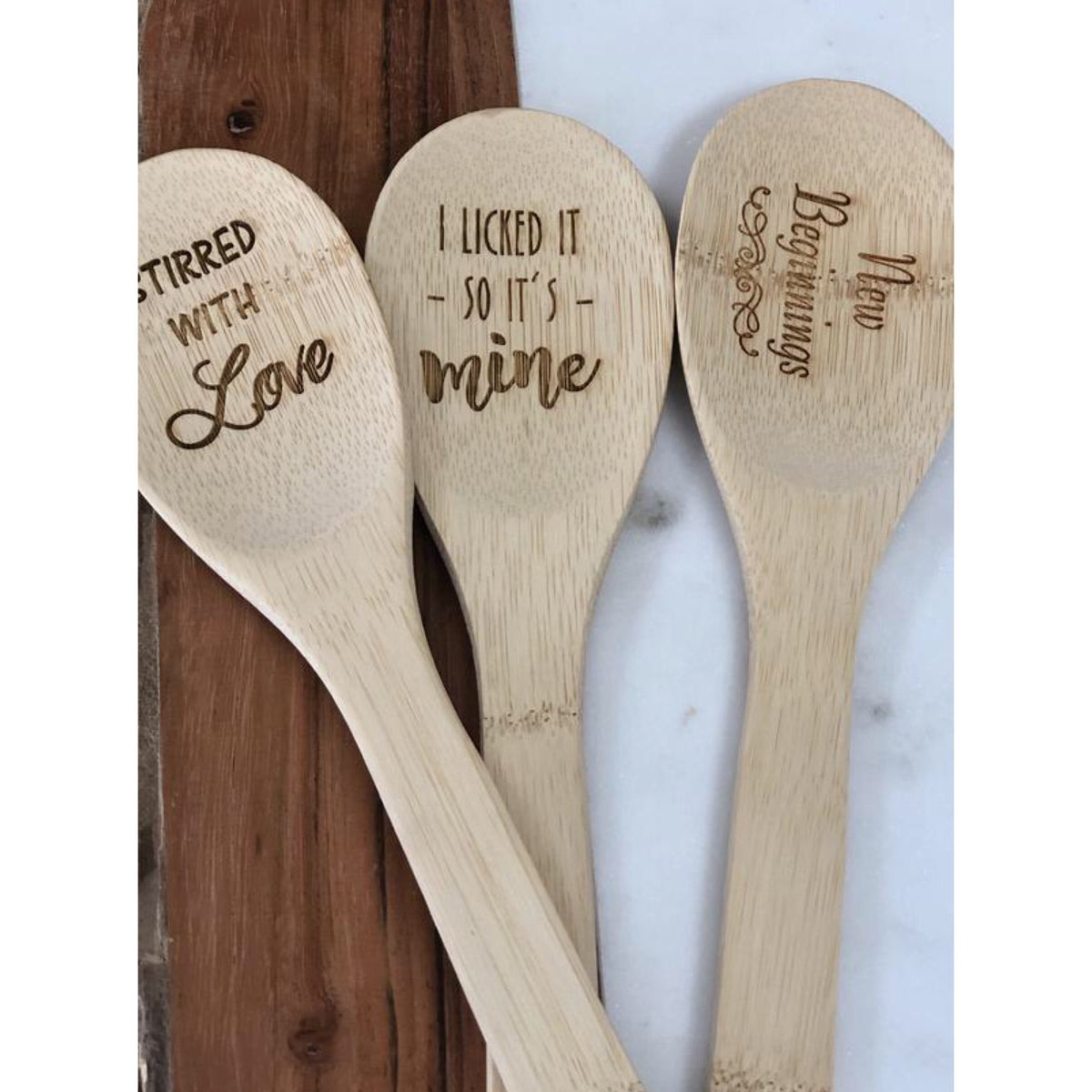 Master Chef Wooden Engraved Spoon – North to South Designs