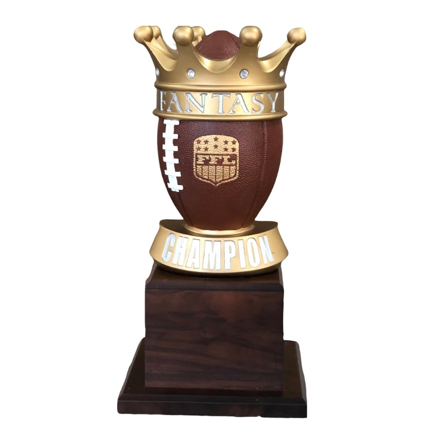 15 Perpetual Fantasy Football Trophy - Gold Cup – Fantasy Champs