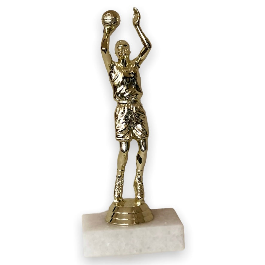 Jewel Series Baseball - Male Trophy on a marble base