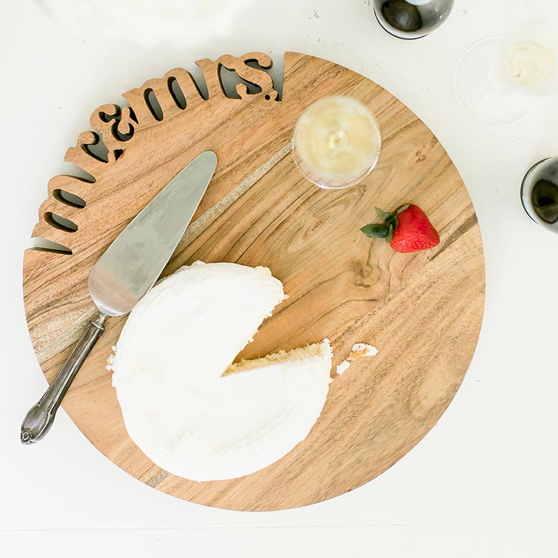 Mr. and Mrs. Cutting Board for Couples