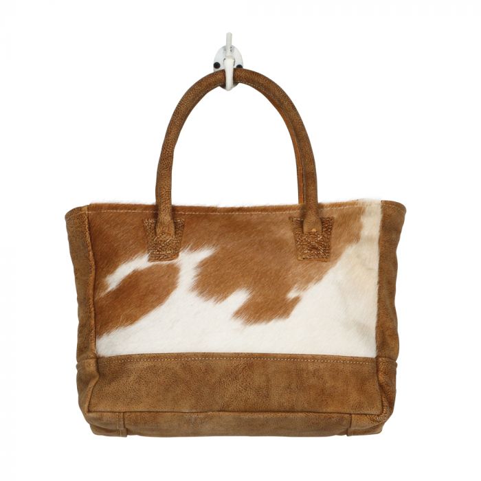 Myra cowhide online tote