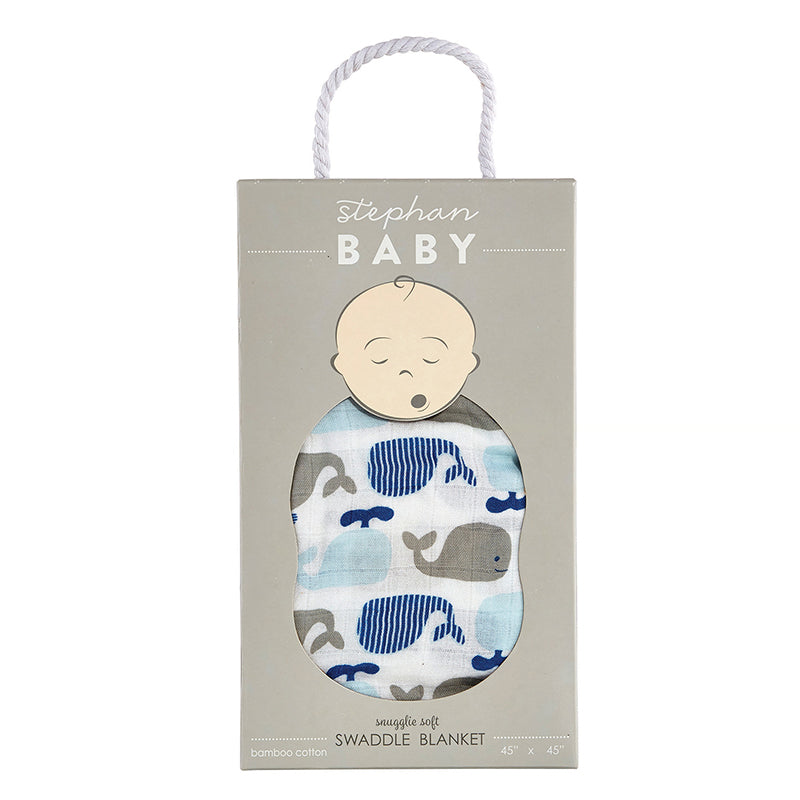 Whale on sale swaddle blanket