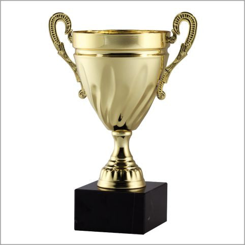 Cup Trophy - Gold w/ Marble Base