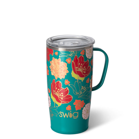 fire poppy siwg 22 oz mug