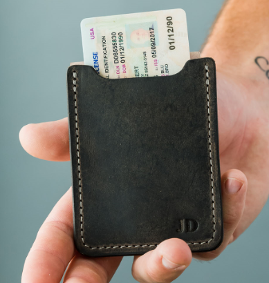 Money Clip Wallet, Personalized Leather Money Clip, Mens Money Clip En –  LISABAG